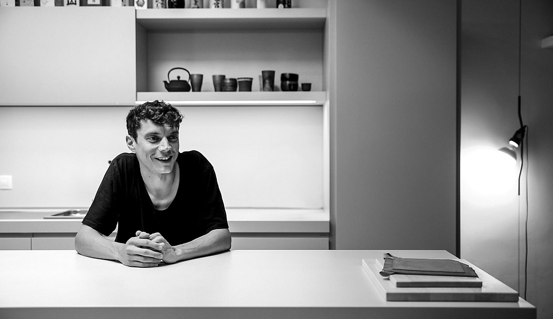 Francesco Tristano in a bulthaup kitchen